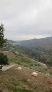 The view towards the Mediterranean from Bodegas Bentomiz