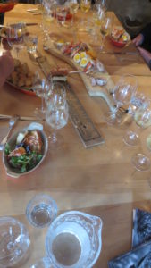 Lobster sandwiches, salad, lobster claws, shrimp, cheese ...