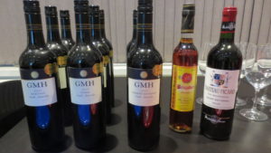 Wine selection for the Australian Adventure tasting event