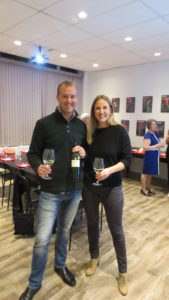 Dave Conway and Courtney Escott, Area Representatives of the Opimian Society in NL.